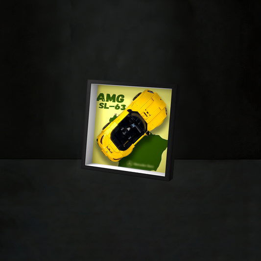 Premium Acrylic Wall Display Frame Compatible with LEGO® Speed Champions 76924