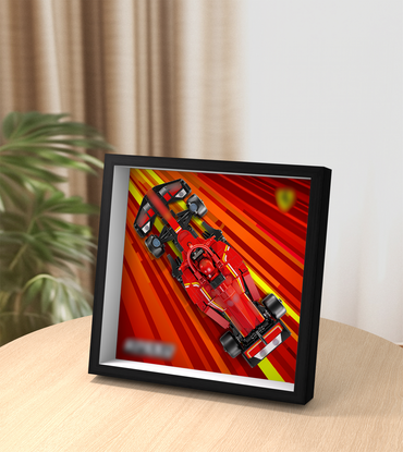Premium Wall Display Frame Compatible with LEGO® Speed Champions 77242