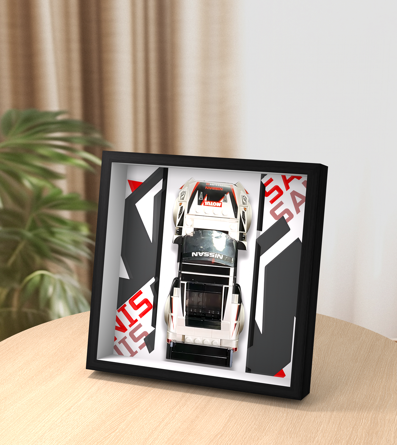 Premium Wall Display Frame Compatible with LEGO® Speed Champions 76896