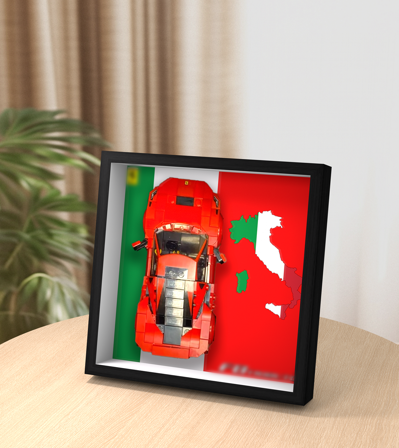 Premium Wall Display Frame Compatible with LEGO® Speed Champions 76895