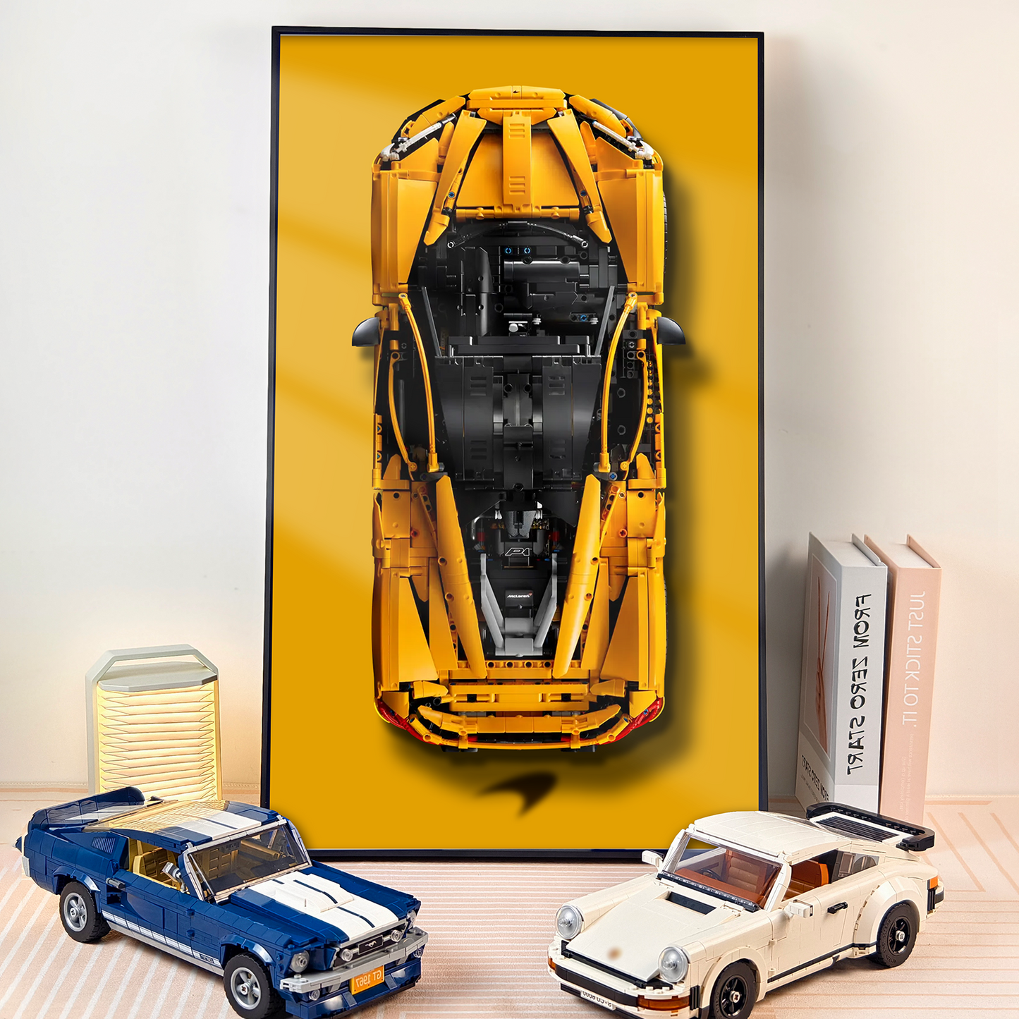 Premium Wall Display Frame Compatible with LEGO® Technic™ McLaren P1™ 42172