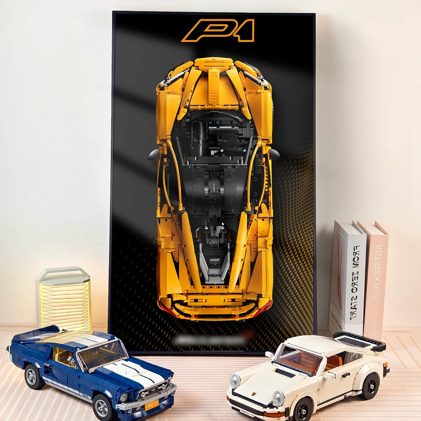 Premium Wall Display Frame Compatible with LEGO® Technic™ McLaren P1™ 42172