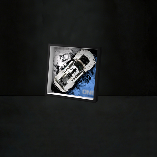 Premium Wall Display Frame Compatible with LEGO® Speed Champions 76909