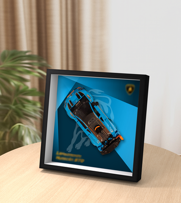 Premium Wall Display Frame Compatible with LEGO® Speed Champions 77238