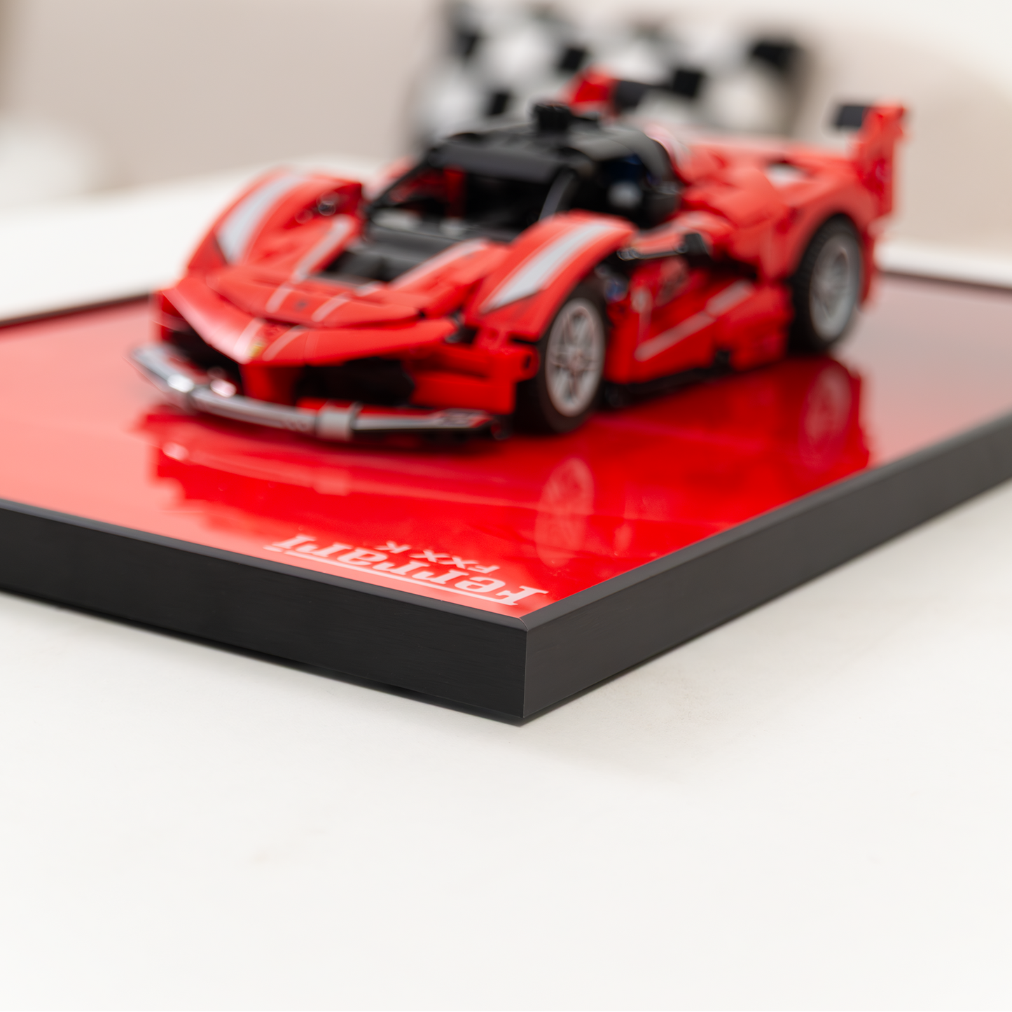 Premium Wall Display Frame compatible with LEGO® Technic Ferrari FXX K 42212