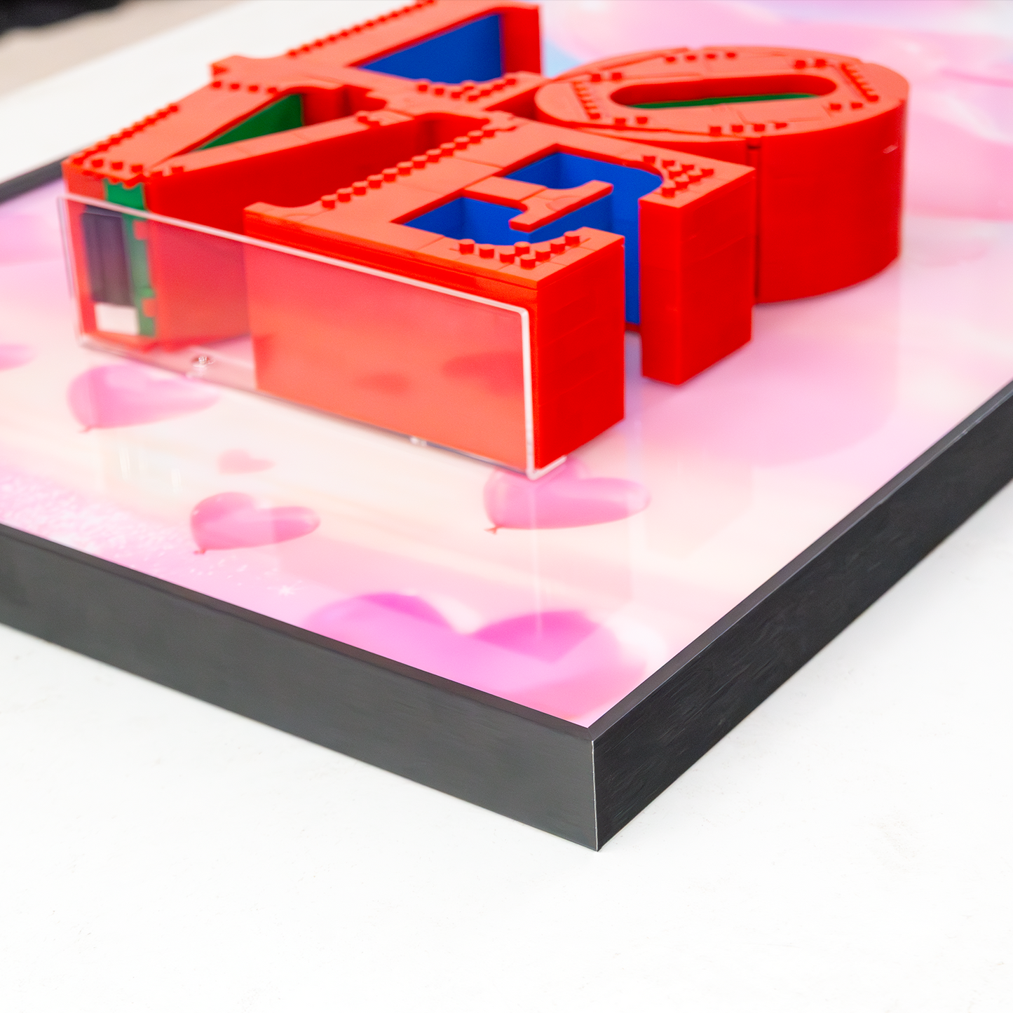 Premium Wall Display Frame Compatible with LEGO® Art LOVE 31214