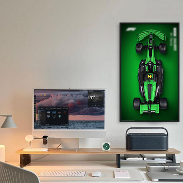 Premium Wall Display Frame Compatible with CaDA Kick Sauber F1 Team C44 2024 C64010