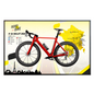 Cadre d'affichage mural premium pour LEGO® Icons 11380 Vélo de course