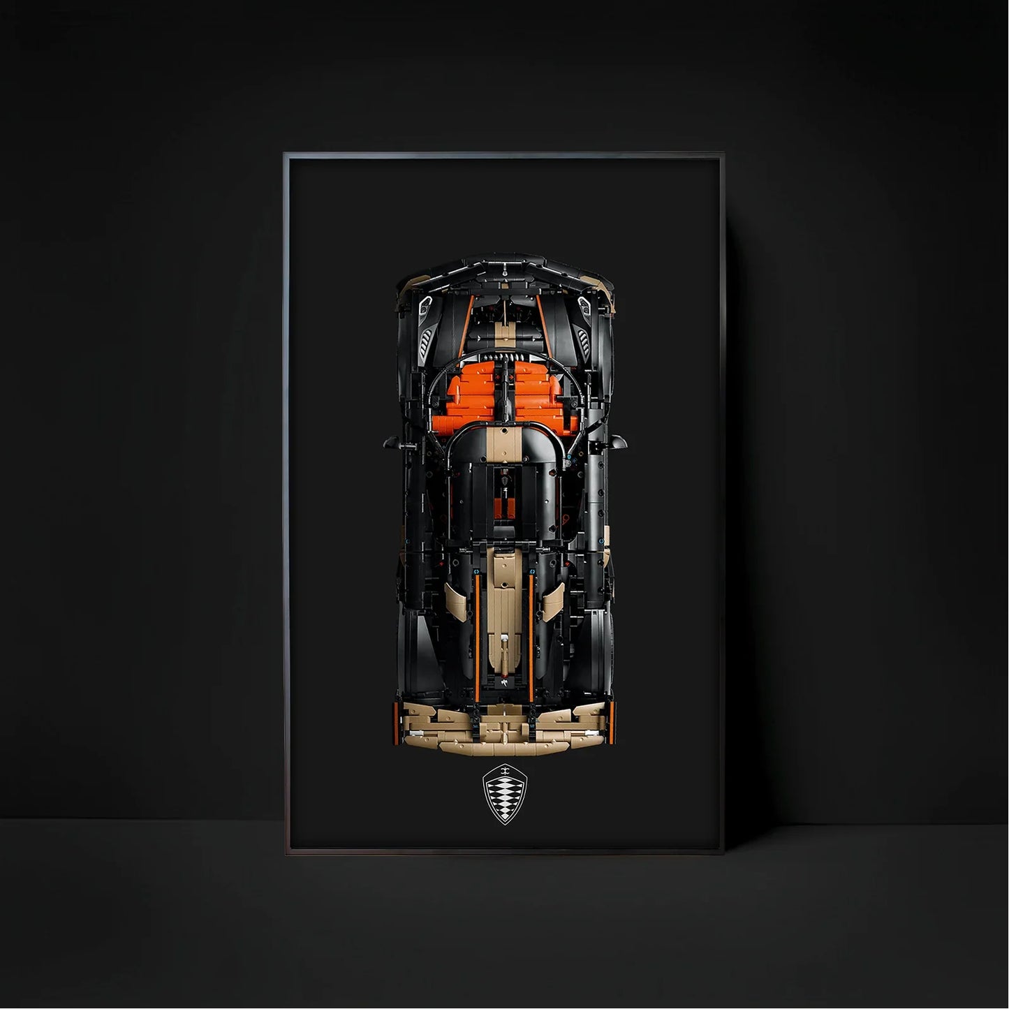 Cadre d'exposition personnalisé de qualité supérieure pour LEGO Technic 42232 Koenigsegg Sadair's Spear