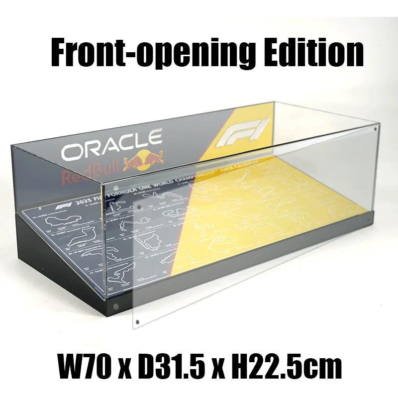 Stackable XL F1 Display Case for LEGO® Technic | Dustproof Magnetic Door
