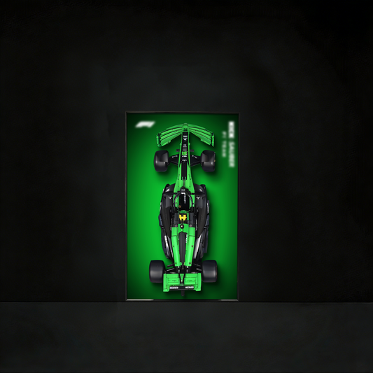Premium Wall Display Frame Compatible with CaDA Kick Sauber F1 Team C44 2024 C64010