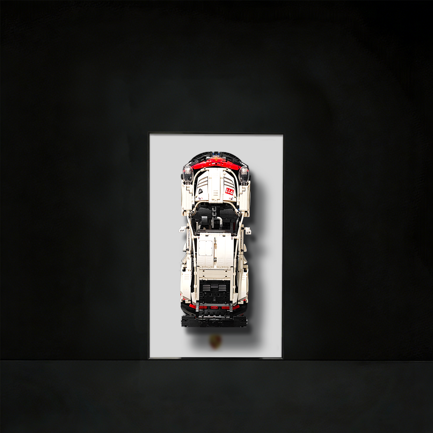 Premium Wall Display Frame Compatible with LEGO® Technic™ Porsche 911 RSR 42096