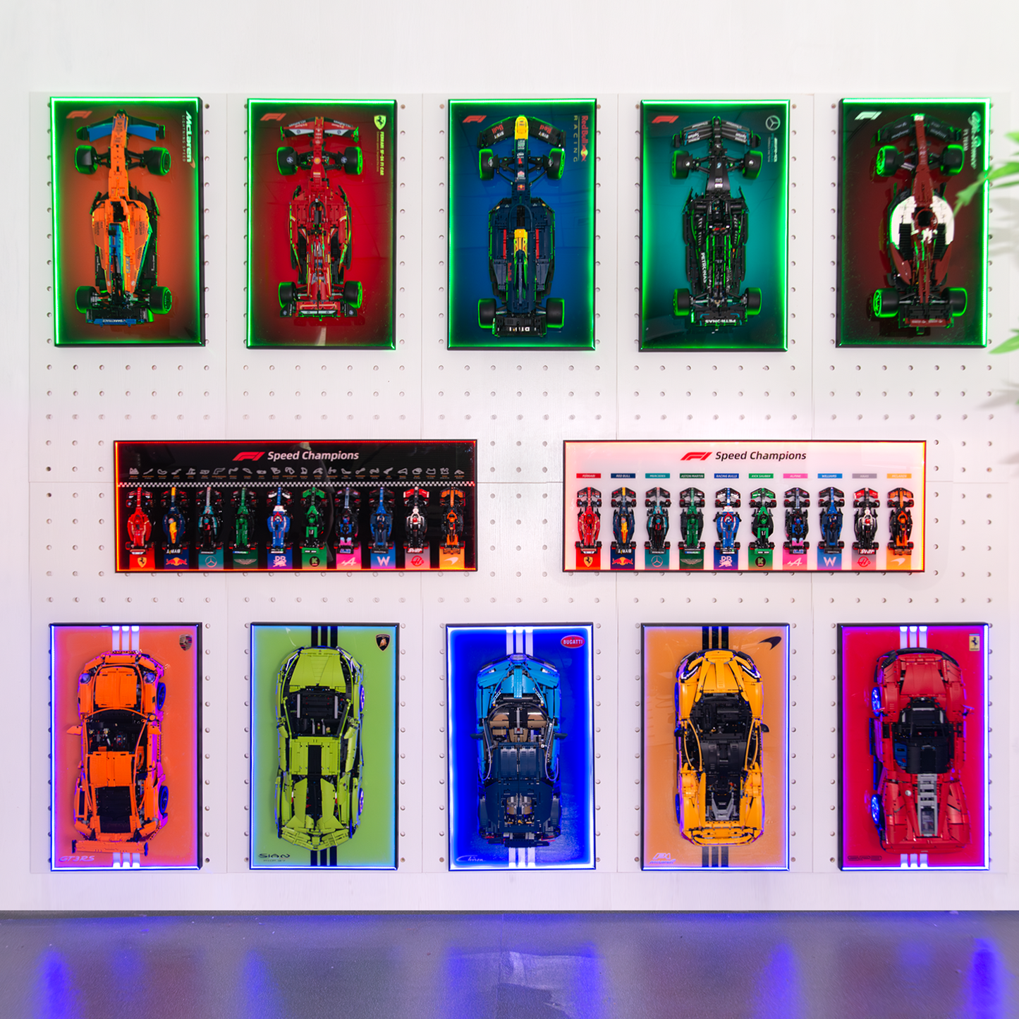 Premium Wall Display Frame Compatible with LEGO® Icons Concorde 10318