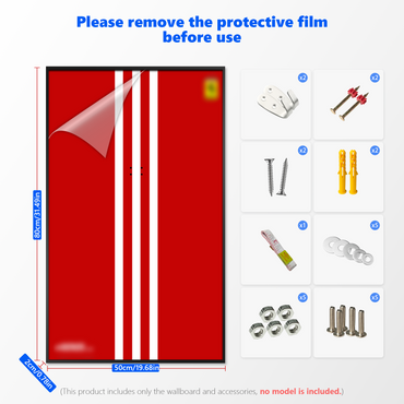 Premium Wall Display Frame Compatible with LEGO® Technic™ Ferrari 488 GTE 42125