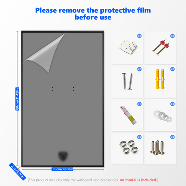 Premium Wall Display Frame Compatible with LEGO® Technic™ PEUGEOT 9X8 24H Le Mans Hybrid Hypercar 42156