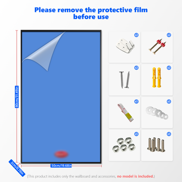 Premium Wall Display Frame Compatible with LEGO® Technic™ Bugatti Chiron 42083