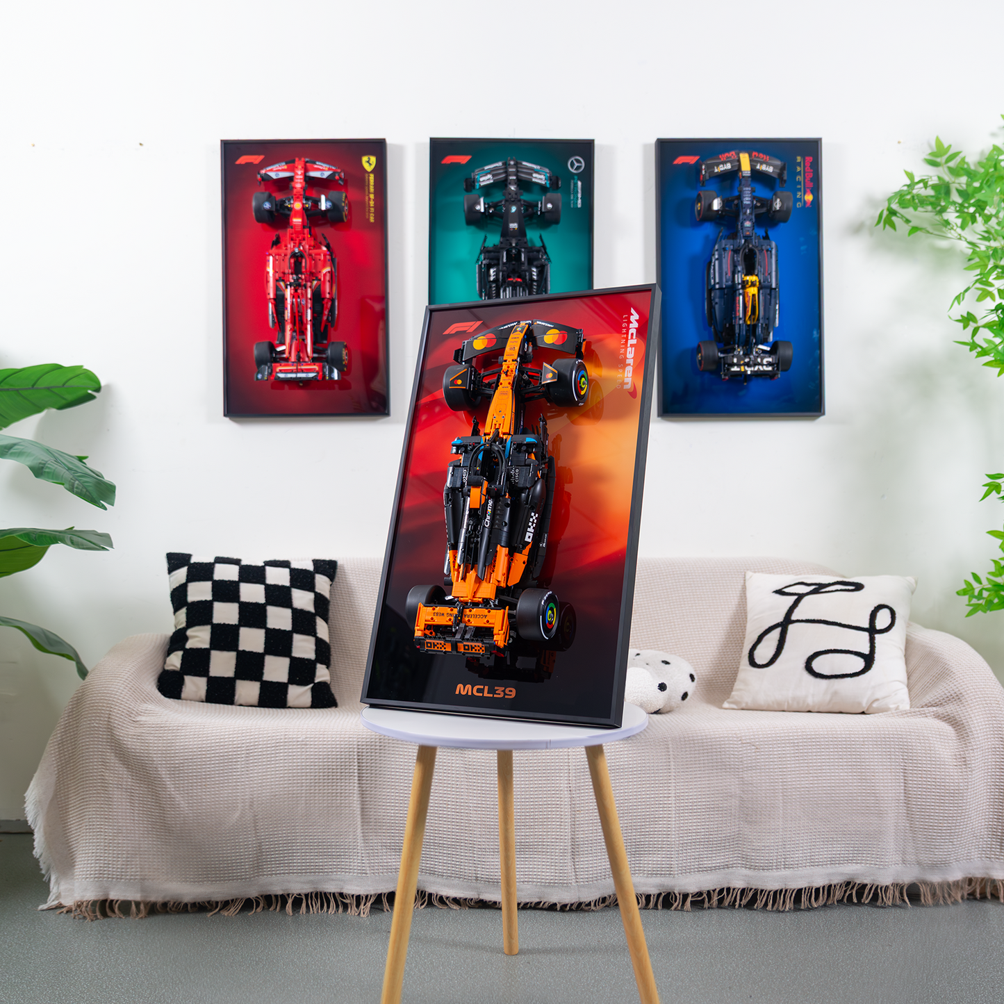 Premium Wall-Mounted Display Frame Compatible with LEGO® Technic™ McLaren MCL39 F1® Car 42228
