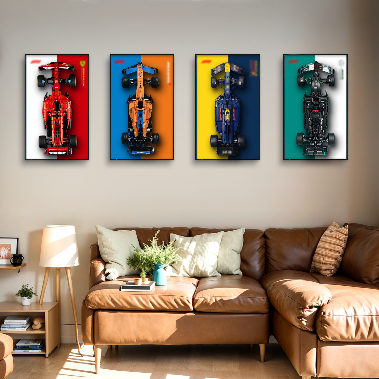 Premium Wall Display Frame Compatible with LEGO® Technic™ Mercedes-AMG F1 W14 E Performance 42171