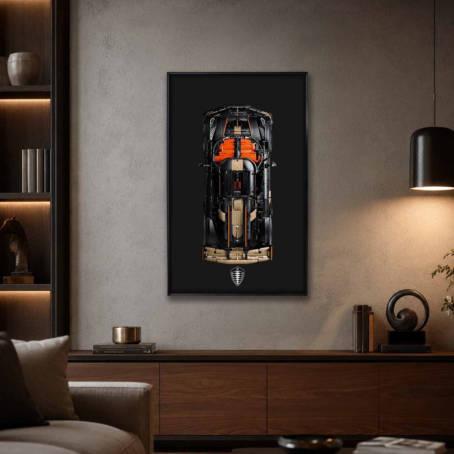 Premium Custom Display Frame for LEGO Technic 42232 Koenigsegg Sadair's Spear