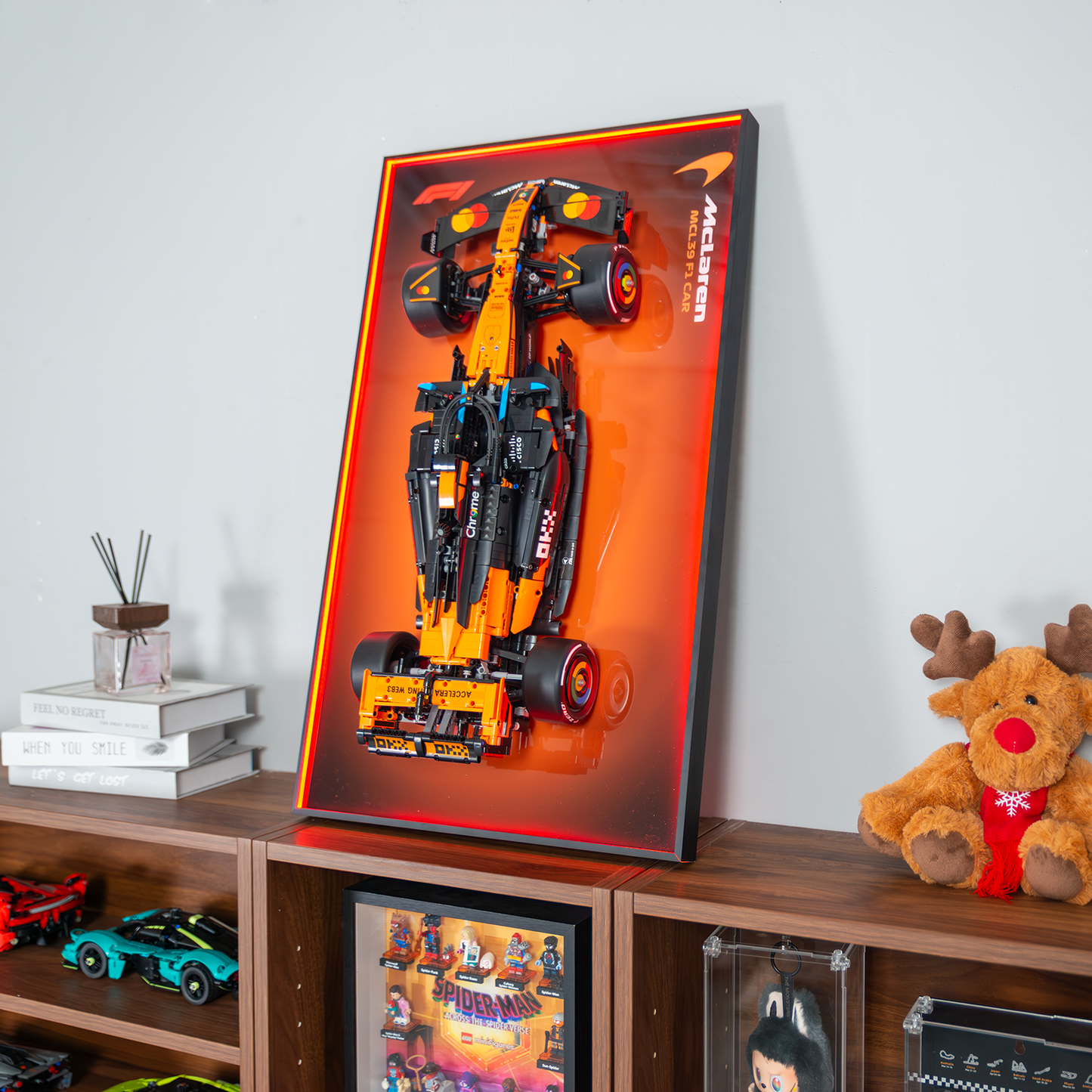 Premium Wall-Mounted Display Frame Compatible with LEGO® Technic™ McLaren MCL39 F1® Car 42228