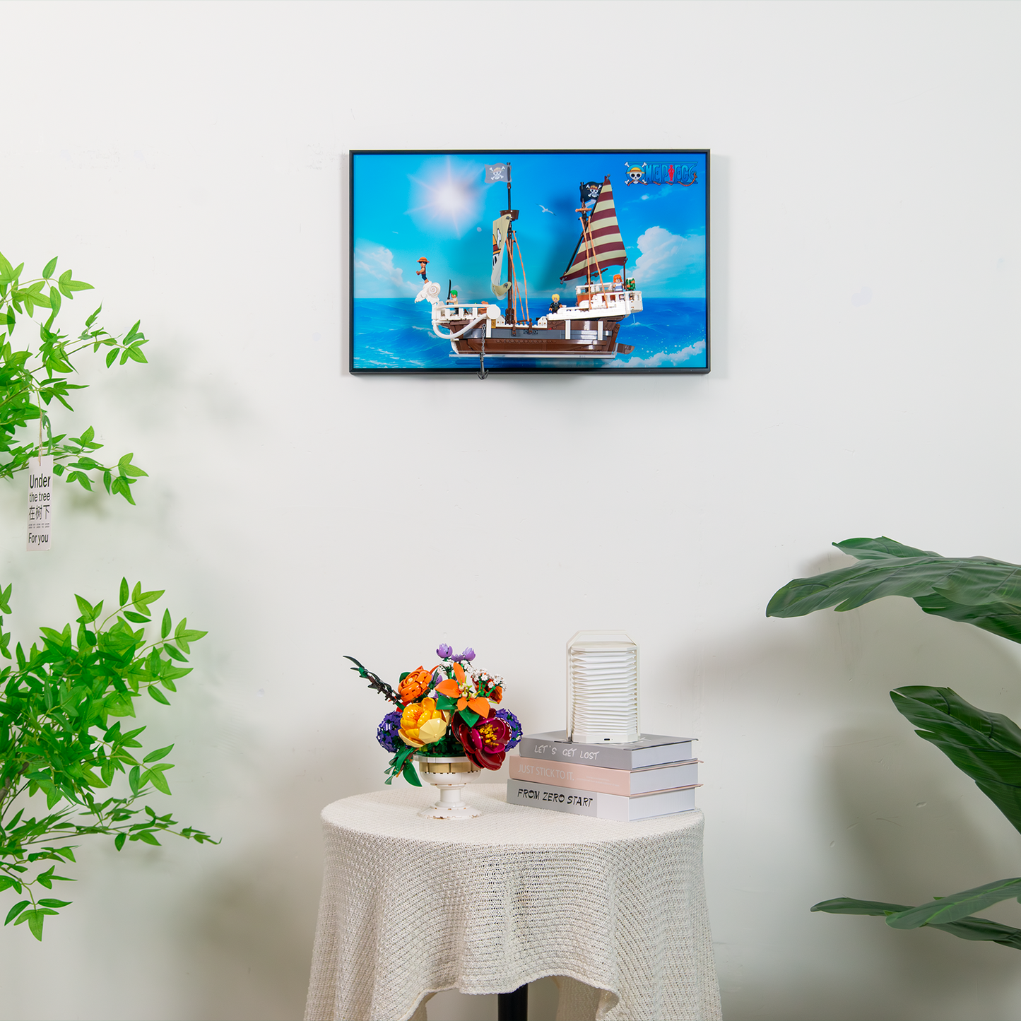 Premium Wall Display Frame compatible with LEGO® One Piece Going Merry 75639