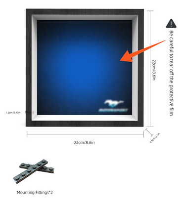 Premium Wall Display Frame Compatible with LEGO® Speed Champions 76920