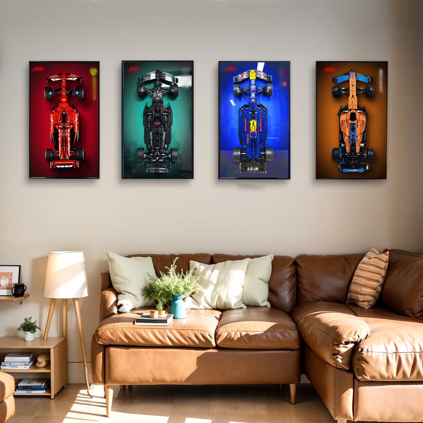 Premium Wall Display Frame Compatible with LEGO® Technic™ McLaren Formula 1™ Race Car 42141