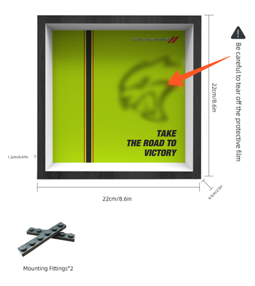 Premium Wall Display Frame Compatible with LEGO® Speed Champions 77237