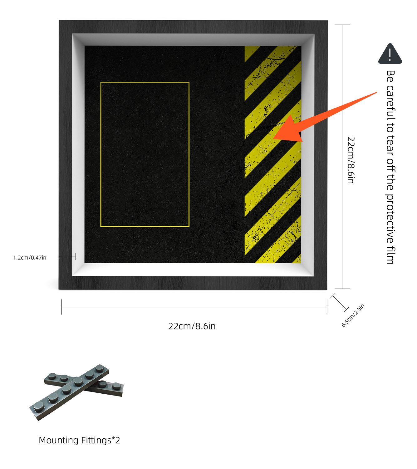 Premium Wall Display Frame Compatible with LEGO® Speed Champions 76903