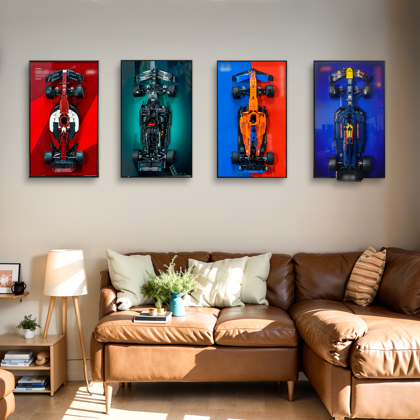 Premium Wall Display Frame Compatible with LEGO® Technic™ Bugatti Chiron 42083