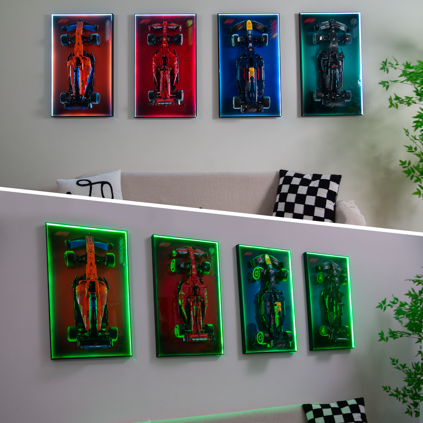 Premium Wall Display Frame Compatible with LEGO® Technic™ Mercedes-AMG F1 W14 E Performance 42171