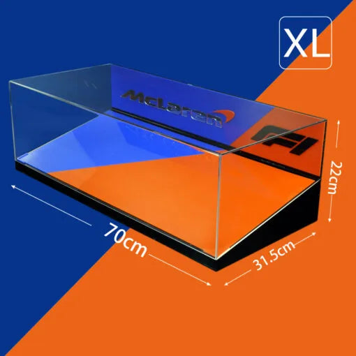 Stackable XL F1 Display Case for LEGO® Technic | Dustproof Magnetic Door