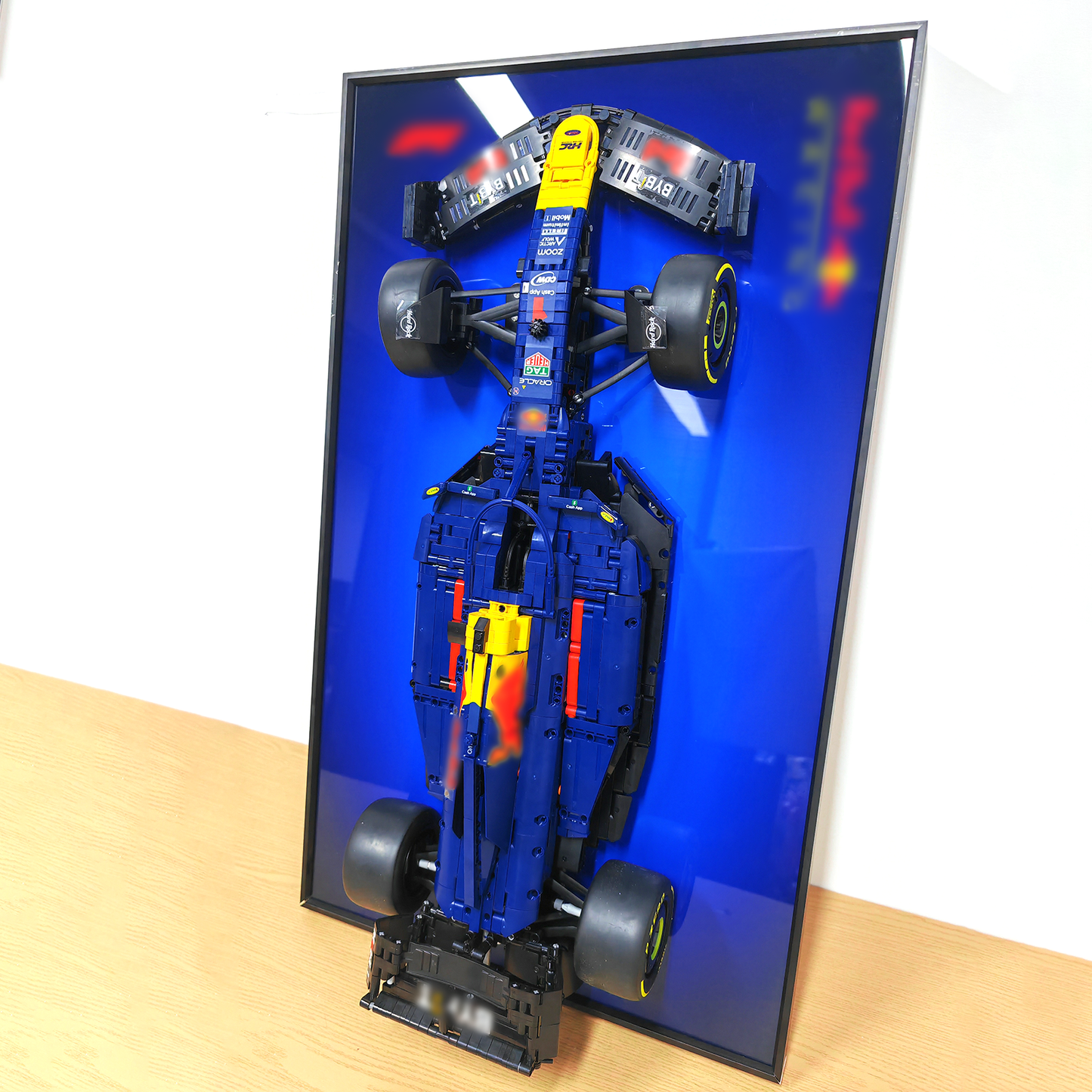 Premium Wall Display Frame Compatible with LEGO Oracle Red Bull Racing RB20 F1 Car 42206