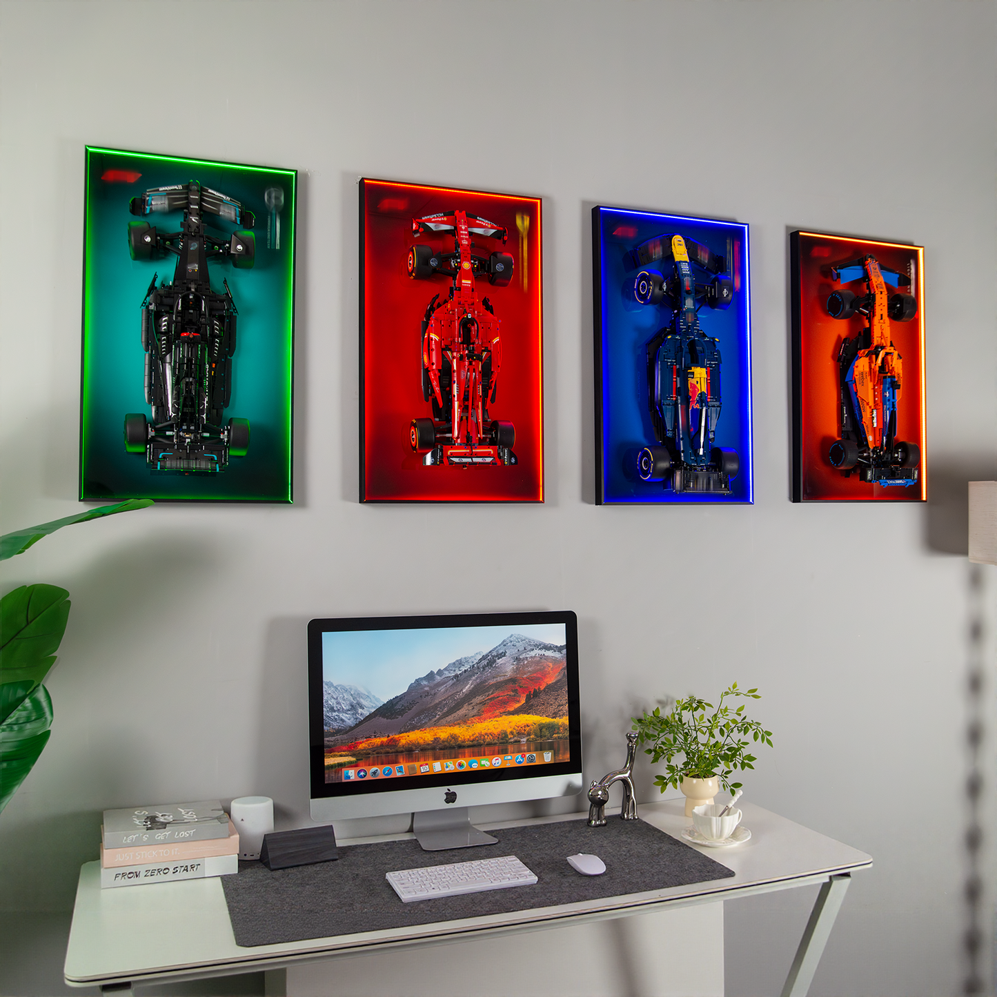 Premium Wall Display Frame Compatible with LEGO® Technic™ Mercedes-AMG F1 W14 E Performance 42171