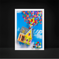 Premium Wall Display Frame Compatible with Disney™ ‘Up’ House 43217
