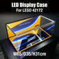 The Ultimate RGB LED Showcase with Premium Sloped Wooden Base for LEGO 1:8 Flagship Supercars - Wireless Stacking Edition