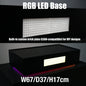 The Ultimate RGB LED Showcase with Premium Sloped Wooden Base for LEGO 1:8 Flagship Supercars - Wireless Stacking Edition