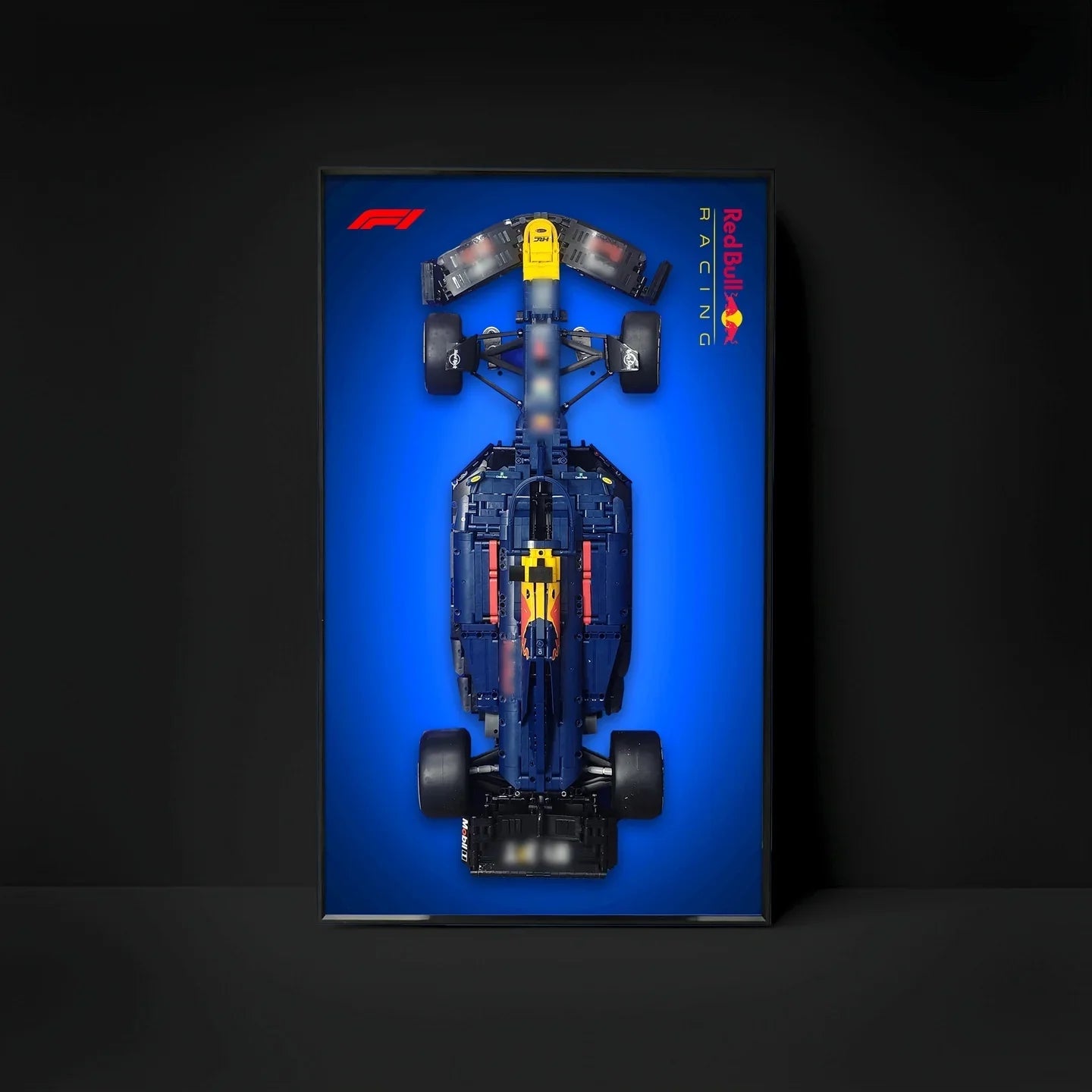 Premium Wall Display Frame Compatible with LEGO Oracle Red Bull Racing RB20 F1 Car 42206