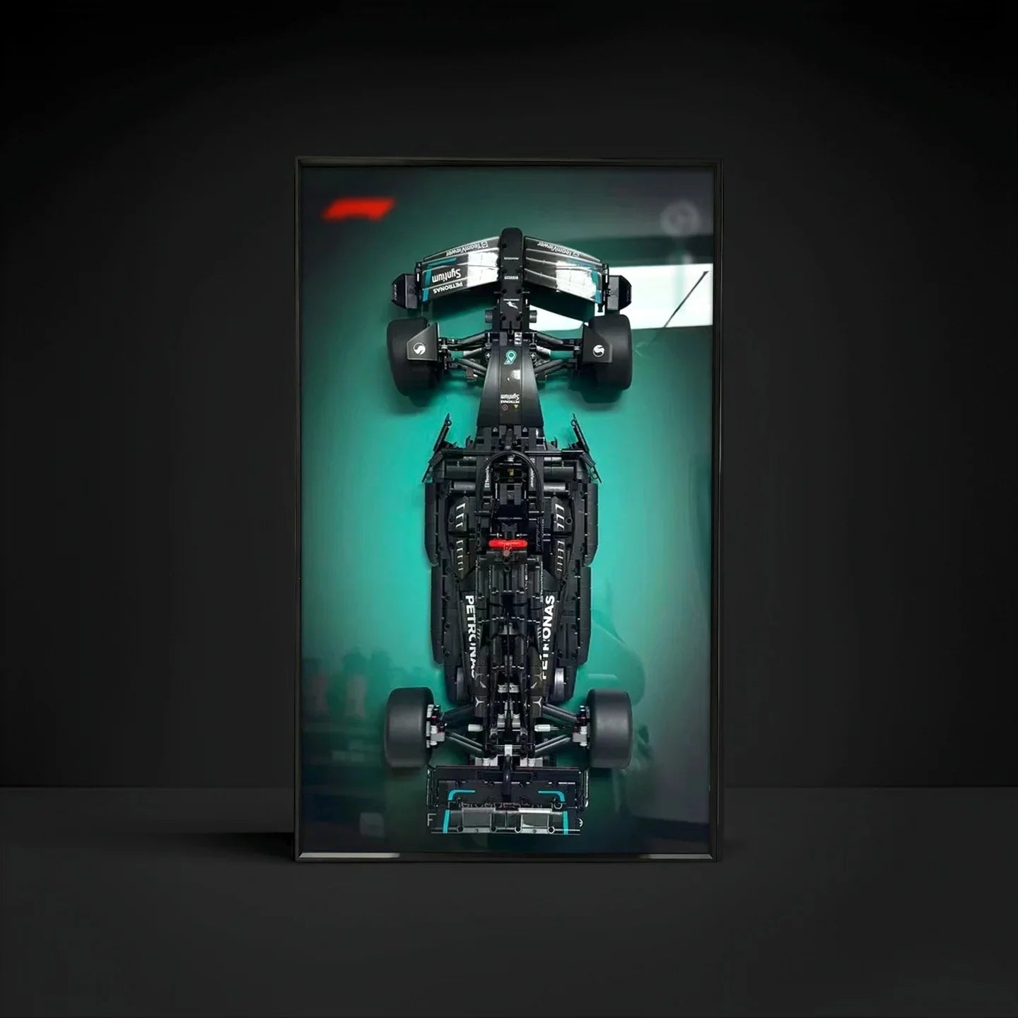 Premium Wall Display Frame Compatible with LEGO® Technic™ Mercedes-AMG F1 W14 E Performance 42171