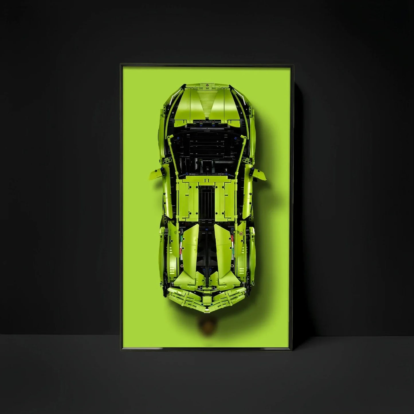 Premium Wall Display Frame Compatible with LEGO® Technic™ Lamborghini Sián FKP 37 42115